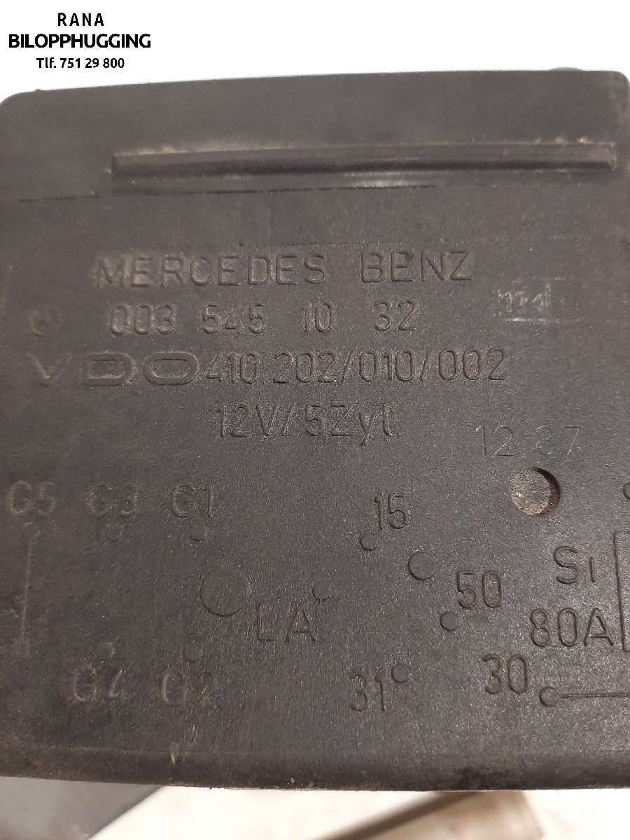 Rele gløde til Mercedes 190 1984-1993 (W201) (W201) (|0035451032)