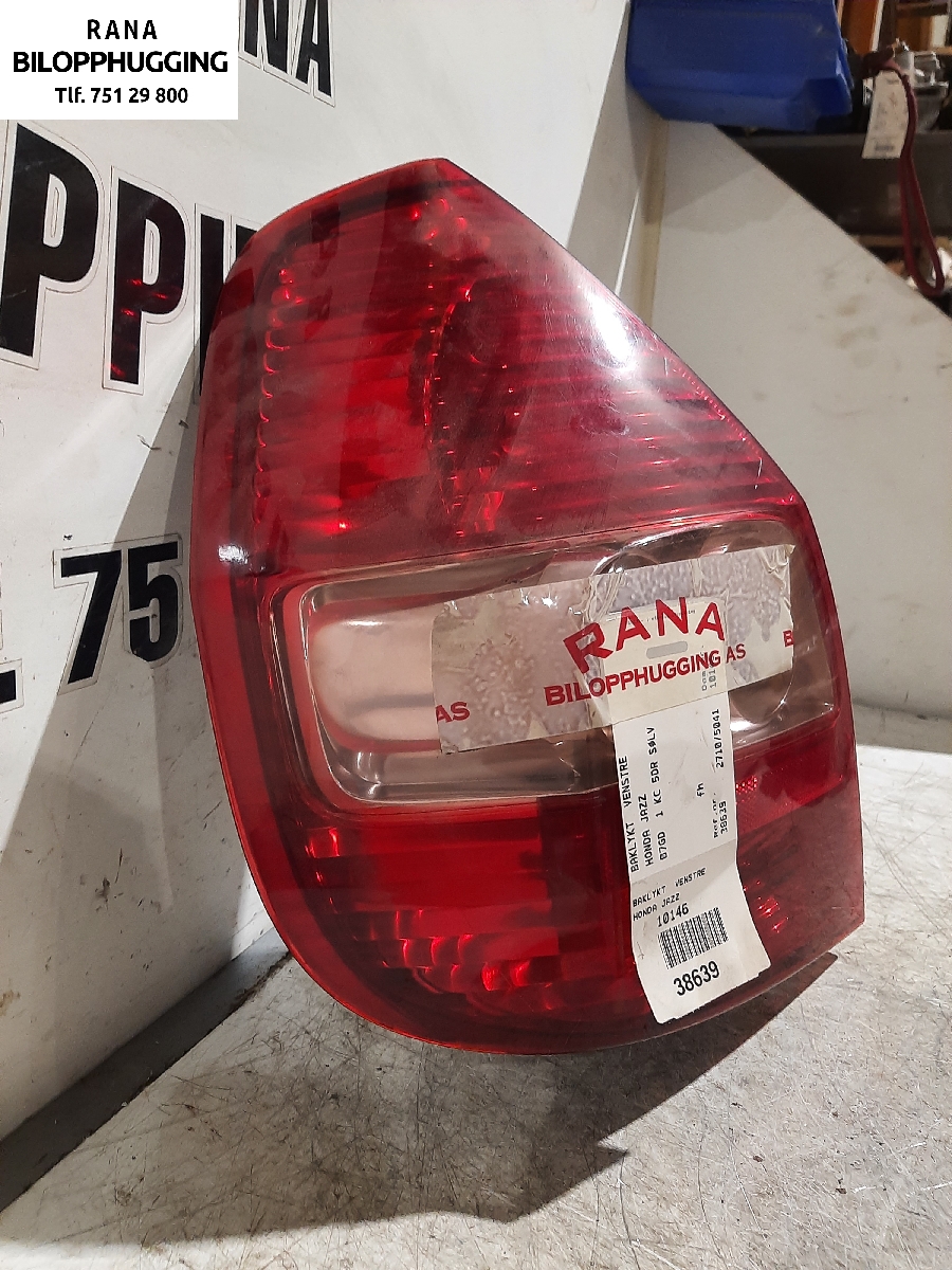 Baklykt venstre til Honda Jazz 2002-2008 (Type I) (HONDA JAZZ COMBI - COUPE 1,4|33501SAAE11|)
