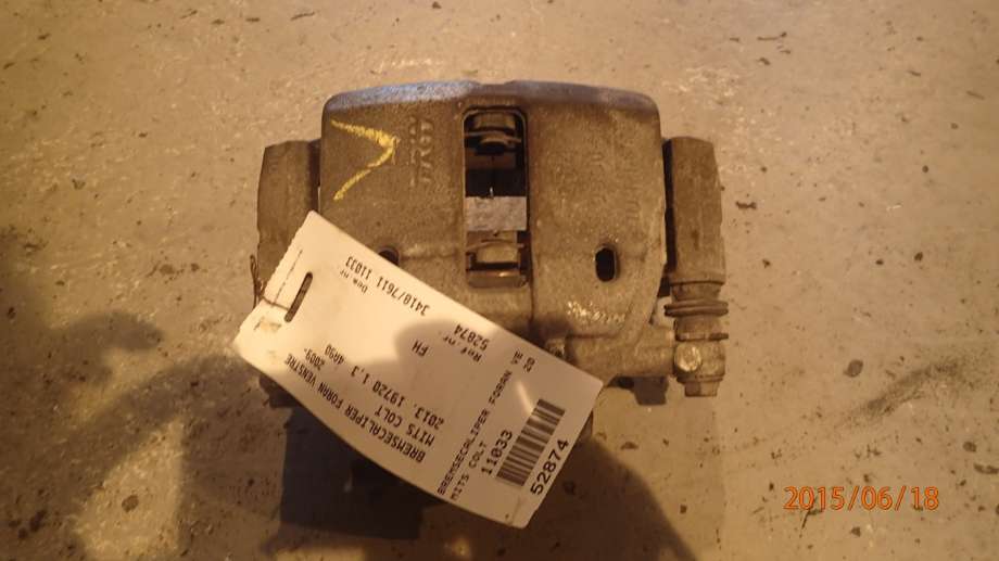 Bremsecaliper venstre foran til Mitsubishi Colt, 2009-2013 (Type VII, Fase 2)  (1,3 COLT VI  (Z3_A_Z2_A)|)
