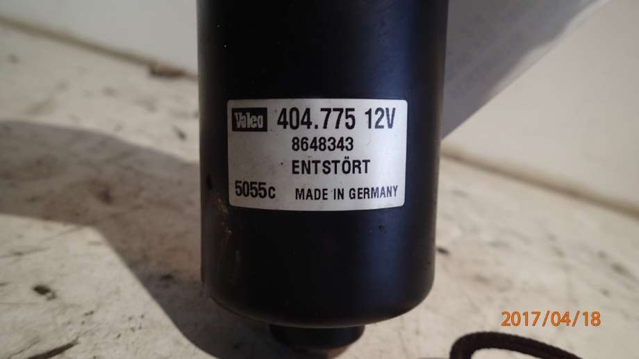 Viskermotor frontrute til Volvo V70 2005-2007 (Type II, Fase 2)  (2,4  D5  AWD||8648343)
