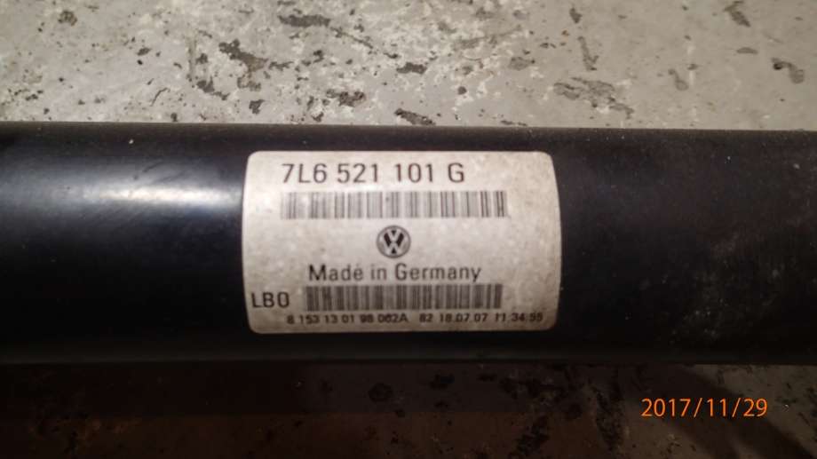 Mellomaksel fremre til VW Touareg 2007-2010 (Type I, Fase 2)  (2,5  R5 TDI   BPE|)
