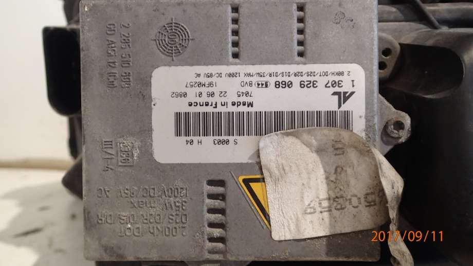 Frontlykt venstre xenon til VW Sharan 2000-2010 (Type I, Fase 2) (1,9 TDI 4 MOTION|)