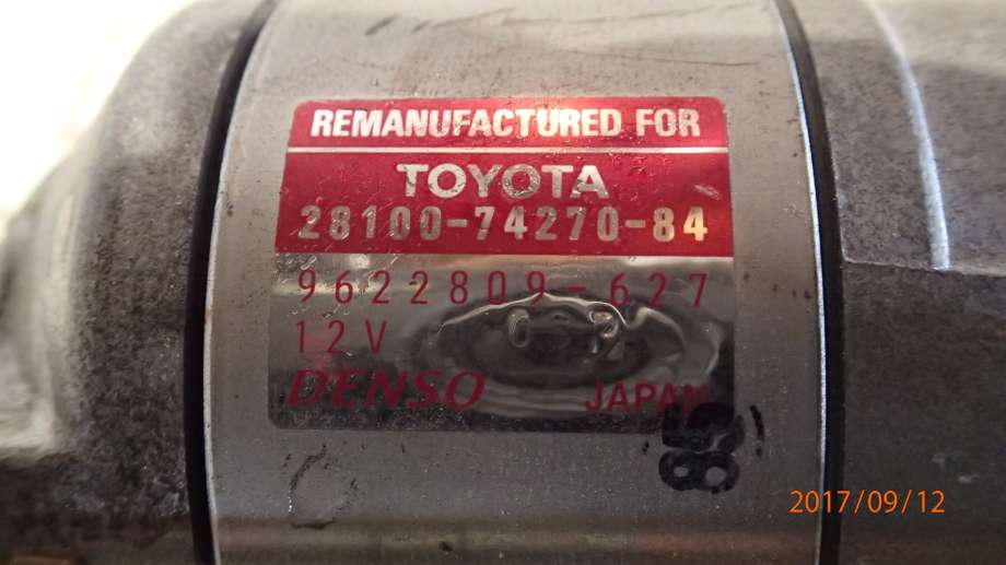 Starter til Toyota RAV4 2000-2006 (Type II)  (4X4||NBS 1583|2810074270)