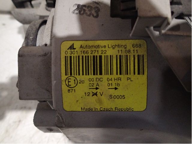 Frontlykt venstre xenon til Mercedes C-Klasse 2000-2004 (Fase 1) (W203) (W203) (C 180   M 111.951|A2308200161||030116627122)