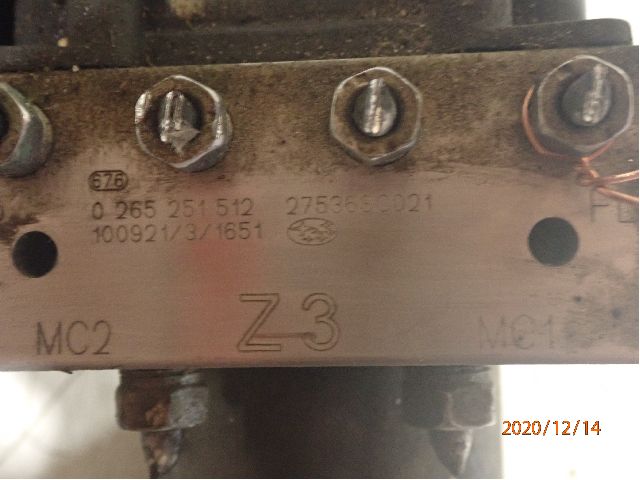 ABS sentral til Subaru Forester 2008-2013 (Type III)  (2,0 d||0265 951 586)