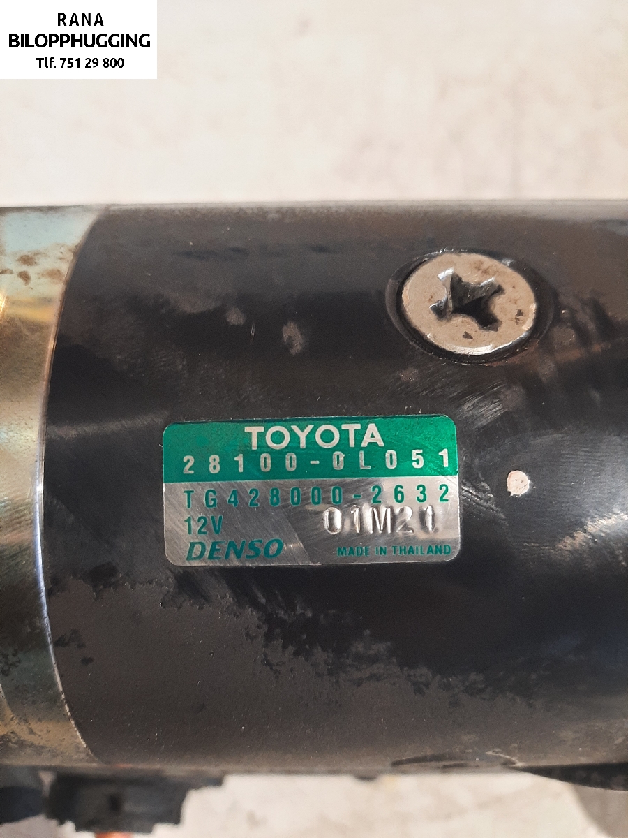 Starter diesel til Toyota Hilux 2006-2011  (2,5 D-4D||NBS 2338|28100 0L051)