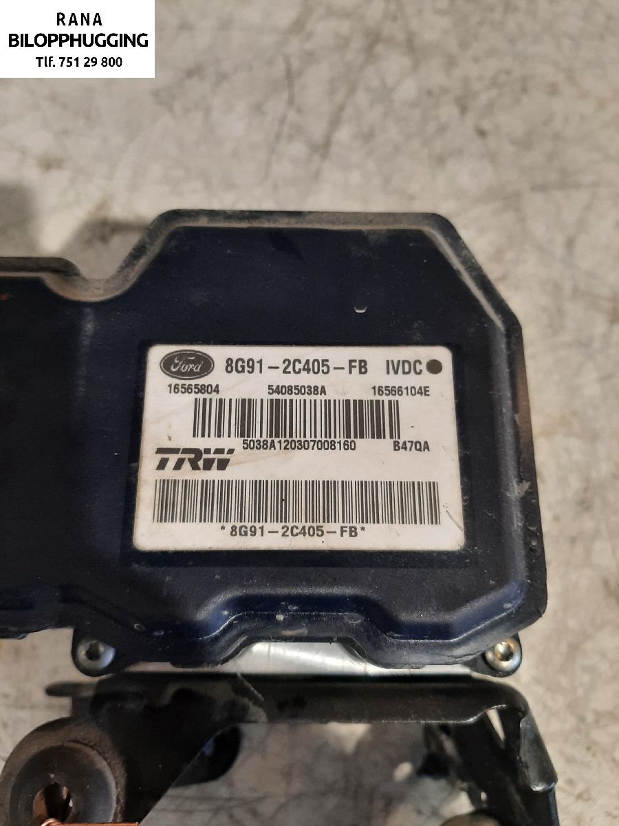 ABS sentral til Ford Galaxy 2007-2010 (Type III, Fase 1) (2,0 TDCI QXWA||8G91-2C405-FB)