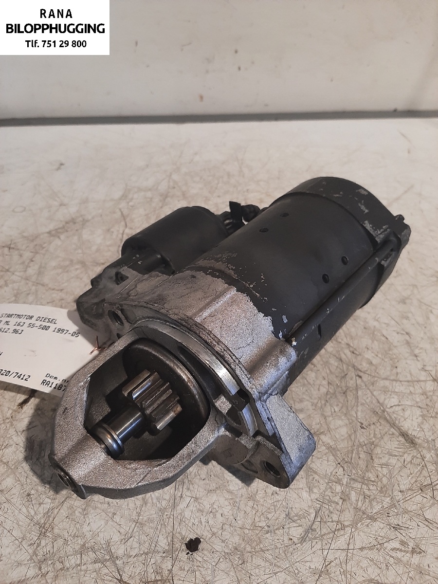 Starter diesel til Mercedes ML 1997-2005 (W163) (W163) (ML 270 CDI Automat|A 005 161 29 01|NBS 1509|)
