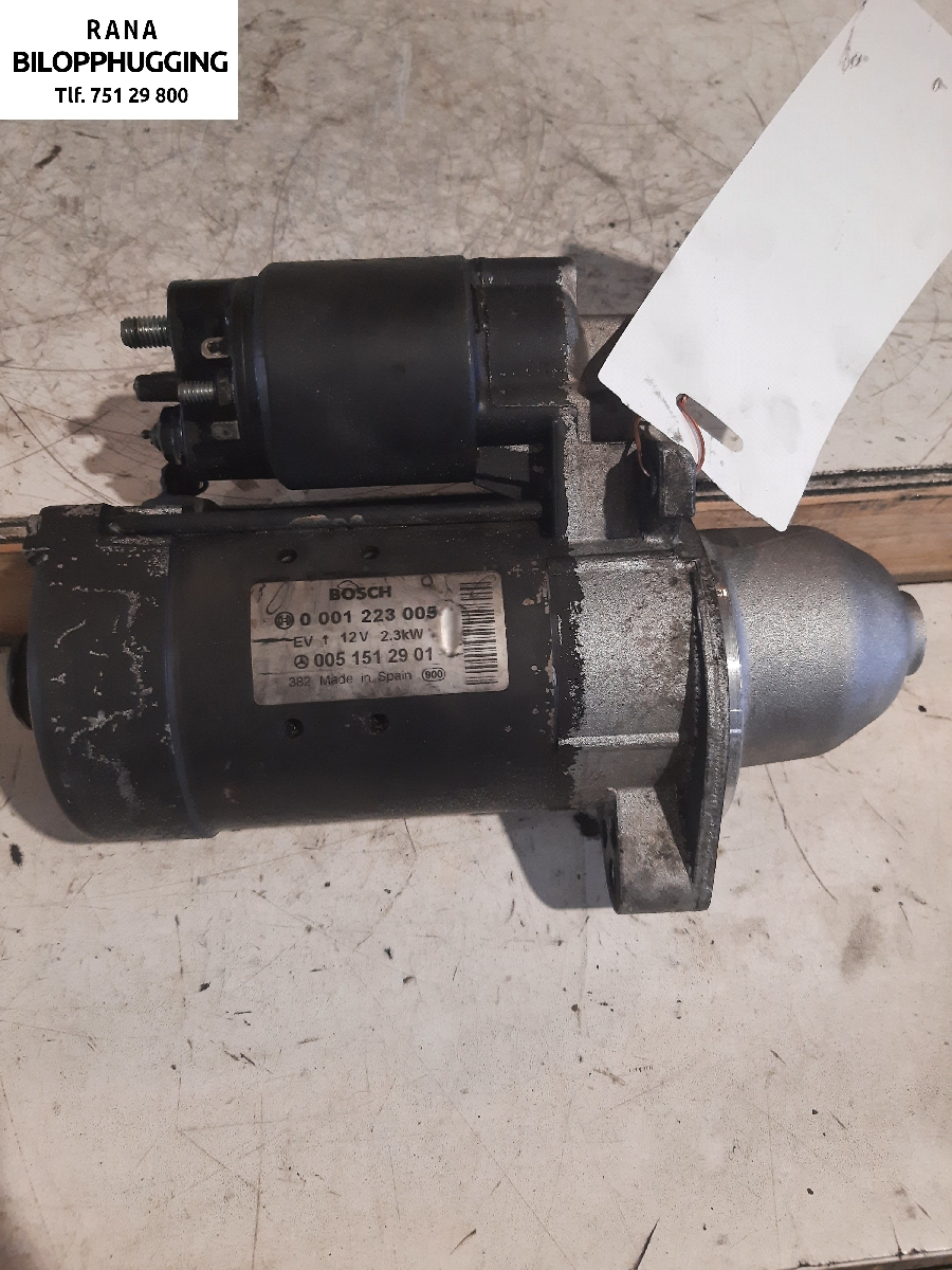 Starter diesel til Mercedes ML 1997-2005 (W163) (W163) (ML 270 CDI Automat|A 005 161 29 01|NBS 1509|)