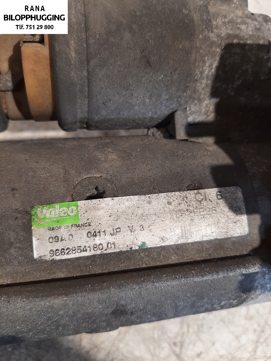 Starter diesel til Peugeot 5008 2010-2017 (Type I)  (1,6 HDI  9H01||NBS 2328|TS22E26)