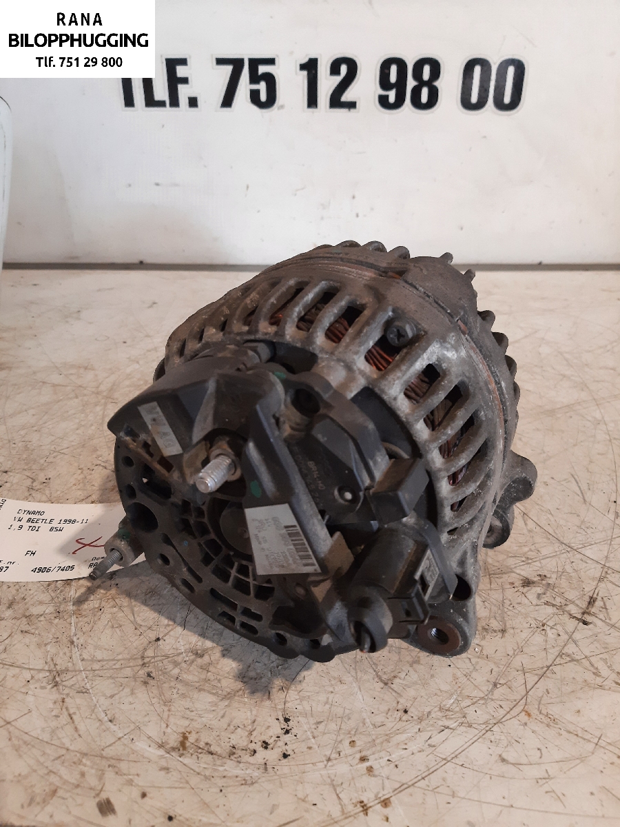 Dynamo til VW Beetle 1998-2010 (Type I)  (1,9 TDI  CAB||NBG 0816|038 903 024F)