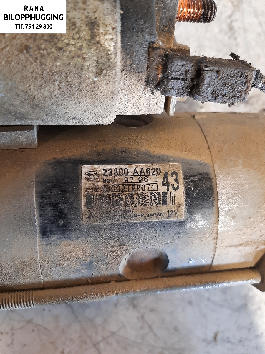 Starter diesel til Subaru Legacy 2009-2015  (LEGASY V STASJONSVOGN  AWD||NBS 2824|23300 AA620)