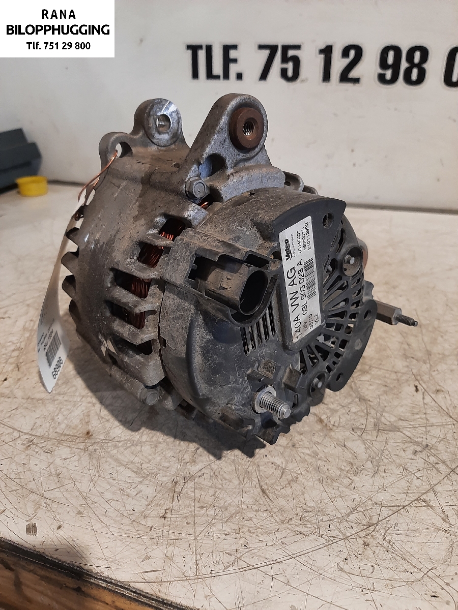 Dynamo til VW Touran 2010-2015 (Type I, Fase 3)  (2,0 TDI   CFHC||NBG 3582|03L 903 023 A  140A)