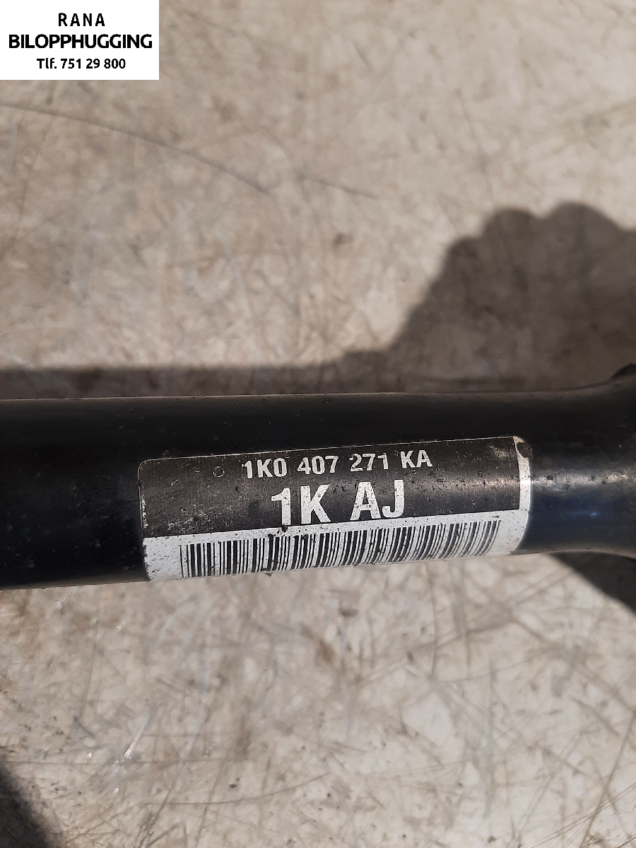 Drivaksel venstre foran til VW Touran 2010-2015 (Type I, Fase 3)  (2,0 TDI   CFHC||1K0 407 271 KA)