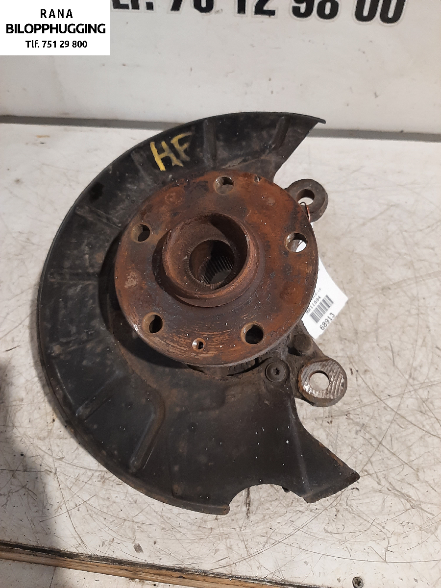 Hjulnav høyre foran til VW Touran, 2010-2015 (Type I, Fase 3)  (2,0 TDI   CFHC|)