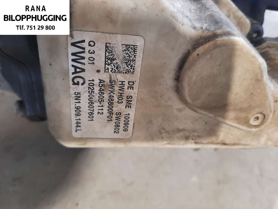 Tannstang elektrisk til VW Touran 2010-2015 (Type I, Fase 3)  (2,0 TDI   CFHC|3AB423050M||1T1 423 050 A)