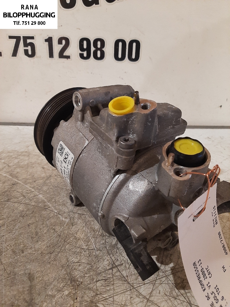Aircondition kompressor til VW Golf VI 2008-2012  (1,6  TDI  CAY||AIR/NBA 0535|5NO 820 803 E)