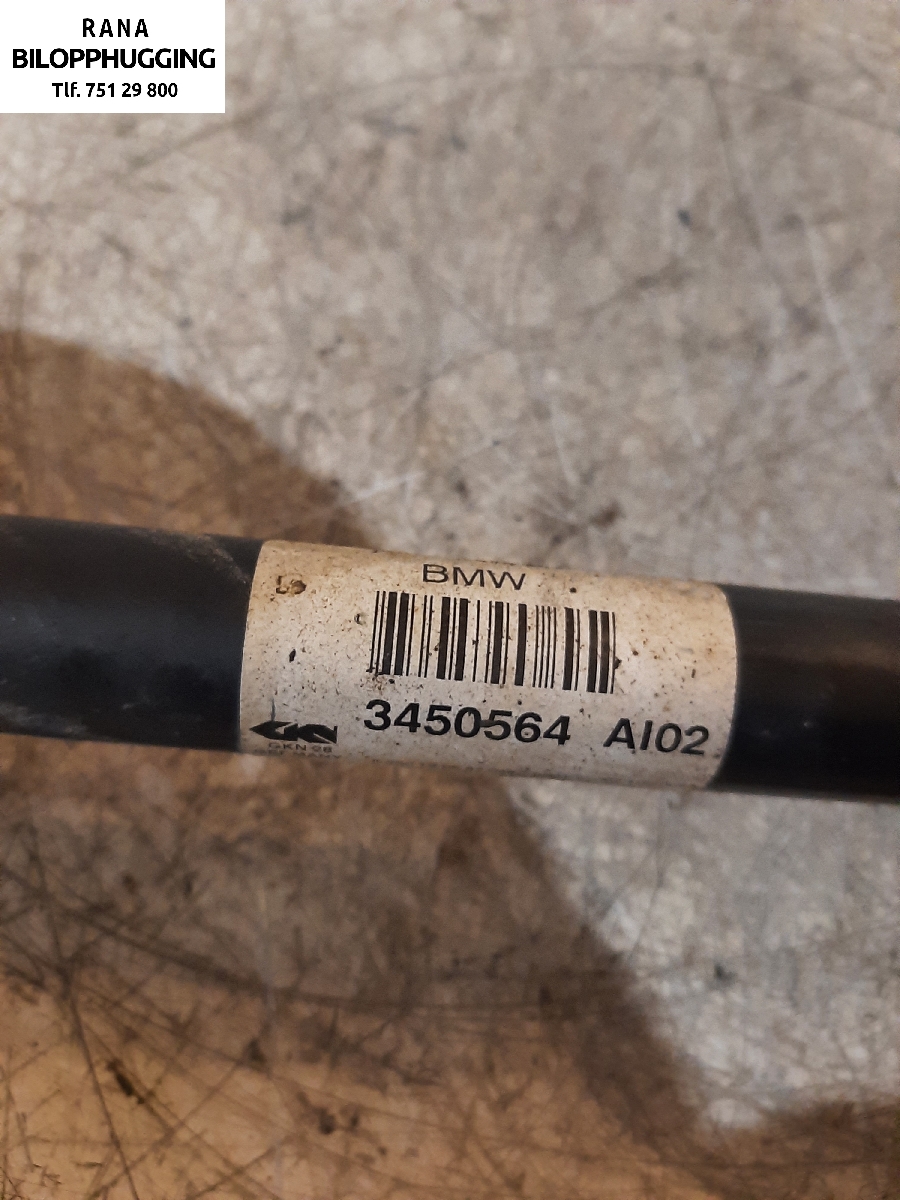 Drivaksel høyre foran til BMW X3 2007-2010 (Fase 2) (E83) (E83) (2,0 d  X3||31603450566)