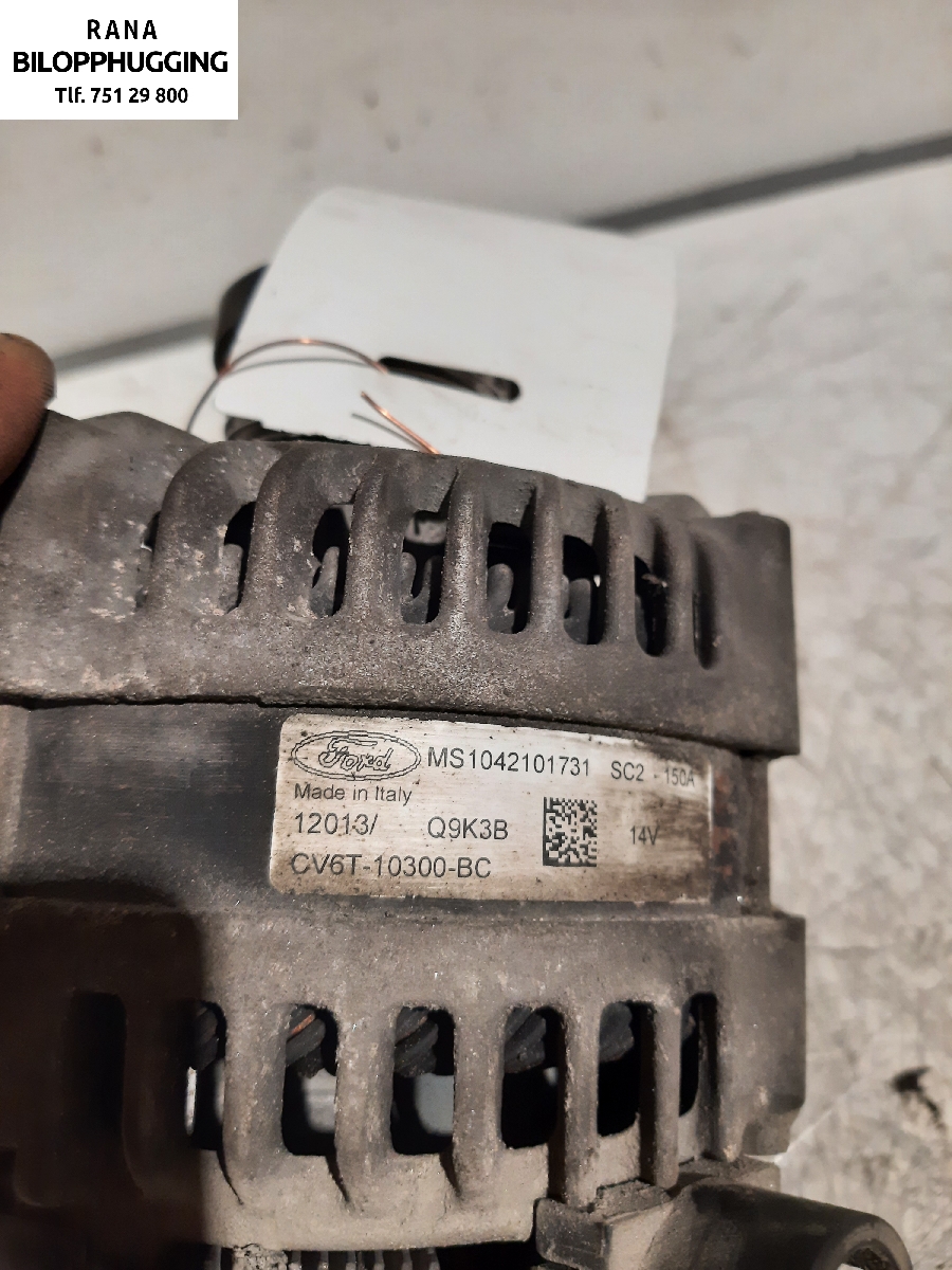 Dynamo til Ford Focus 2011-2014 (Type III, Fase 1)  (1,0 ECOBOOST|MS1042101731|NBG 3998)