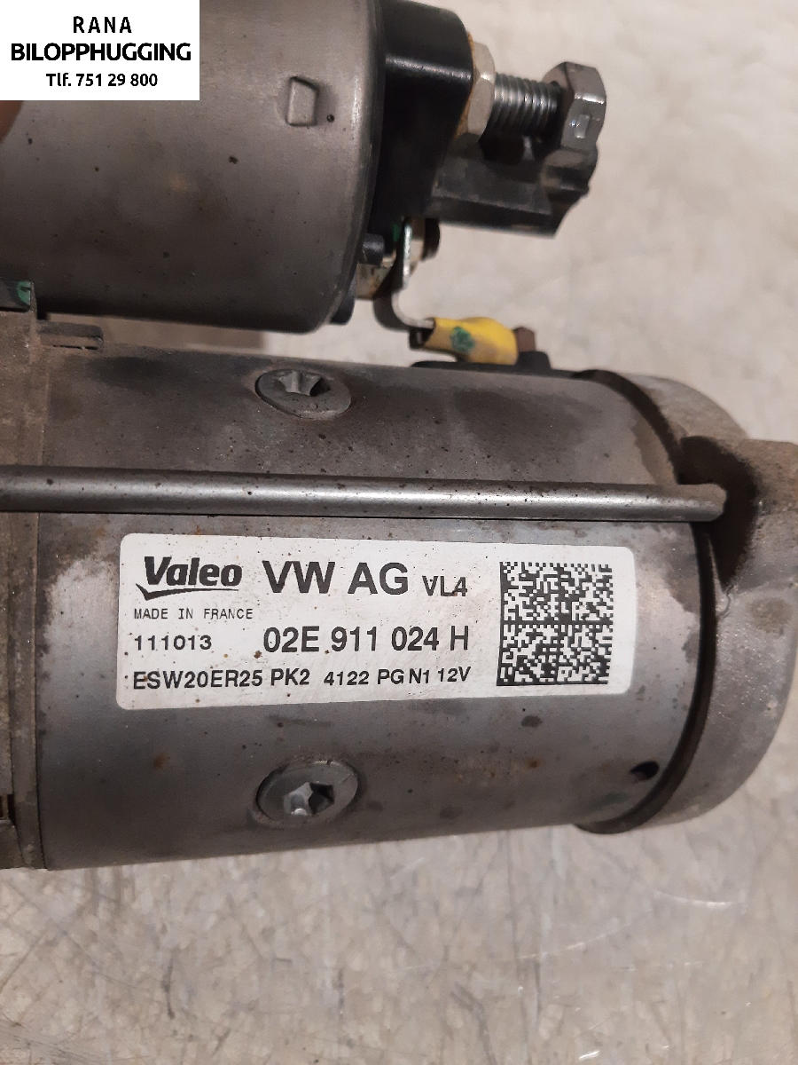 Starter diesel til VW Passat 2011-2015 (B7) (B7) (vw passat  2,0 DIESEL  4MOTION||NBS 2516|02E911024H)