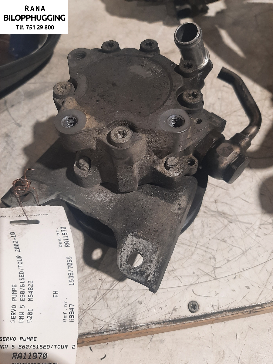Servo pumpe mekanisk til BMW 5-Serie 2003-2010 (E60/E61) (E60/E61) (520i   M54 B22|32416766190|)