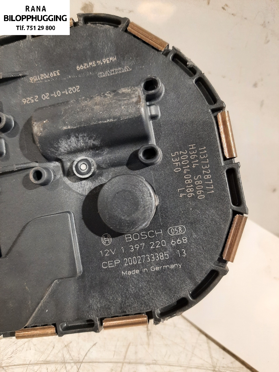 Viskermotor frontrute til Volvo C30 2010-2012 (Fase 2)  (C30  D3 DIESEL||1397 220 66B)