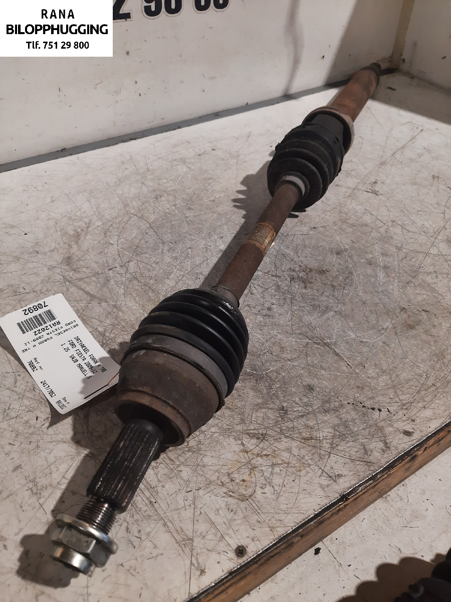Drivaksel høyre foran til Ford Fiesta 2008-2012 (Type VI, Fase 1)  (1,25  Duratec / Zetec   SNJB|RM8V513B436AA2E|)
