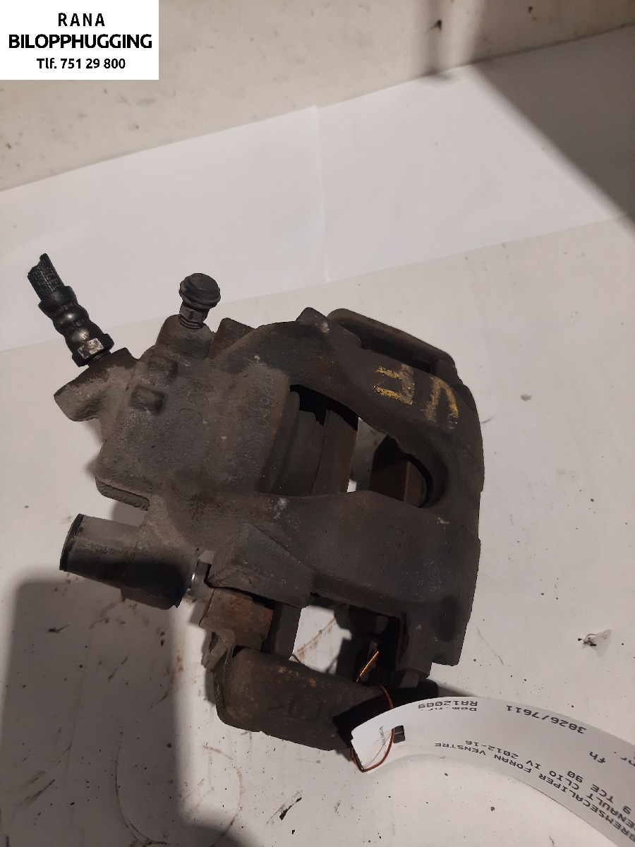 Bremsecaliper venstre foran til Renault Clio 2012-2016 (Type IV, Fase 1)  (0,9  TCe 90|)