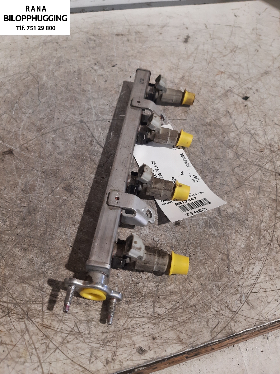 Dyseskinne (fuelrail) til Hyundai i20 2015-2020 (Type II)  (1,2 bensin   G4LA||3534003000)