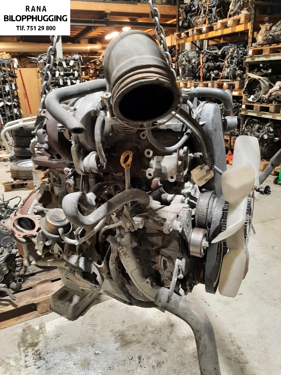Motor diesel til Toyota Hiace 2001-2006 (Fase 2)  (2,4 D  4WD LANG UTGAVE|1900030121|)