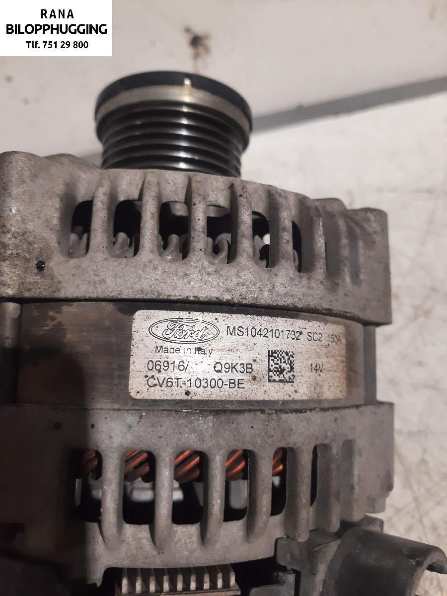 Dynamo til Ford Transit Courier 2014-2018 (Type I, Fase 1)  (FORD||NBG 3998|CV6T10300BE)