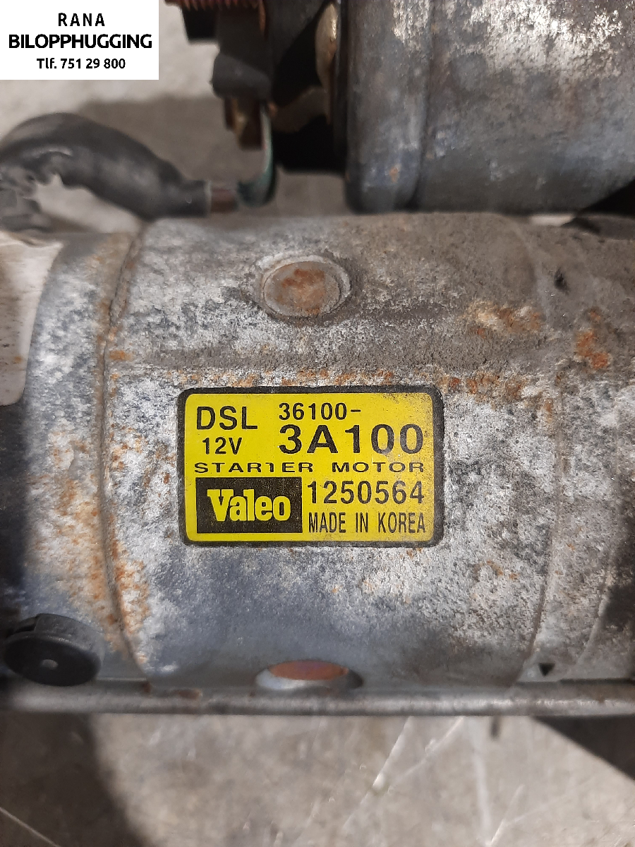 Starter diesel til Hyundai Ix55 2010-2011  (HYUNDAI  IX55|361003A100|NBS 5049)