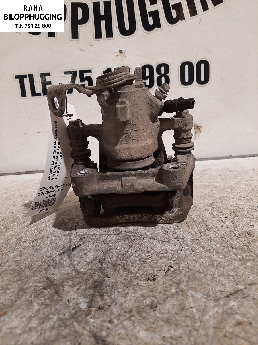 Bremsecaliper venstre bak til Opel Meriva B 2010-2017  (OPEL|93168711|)