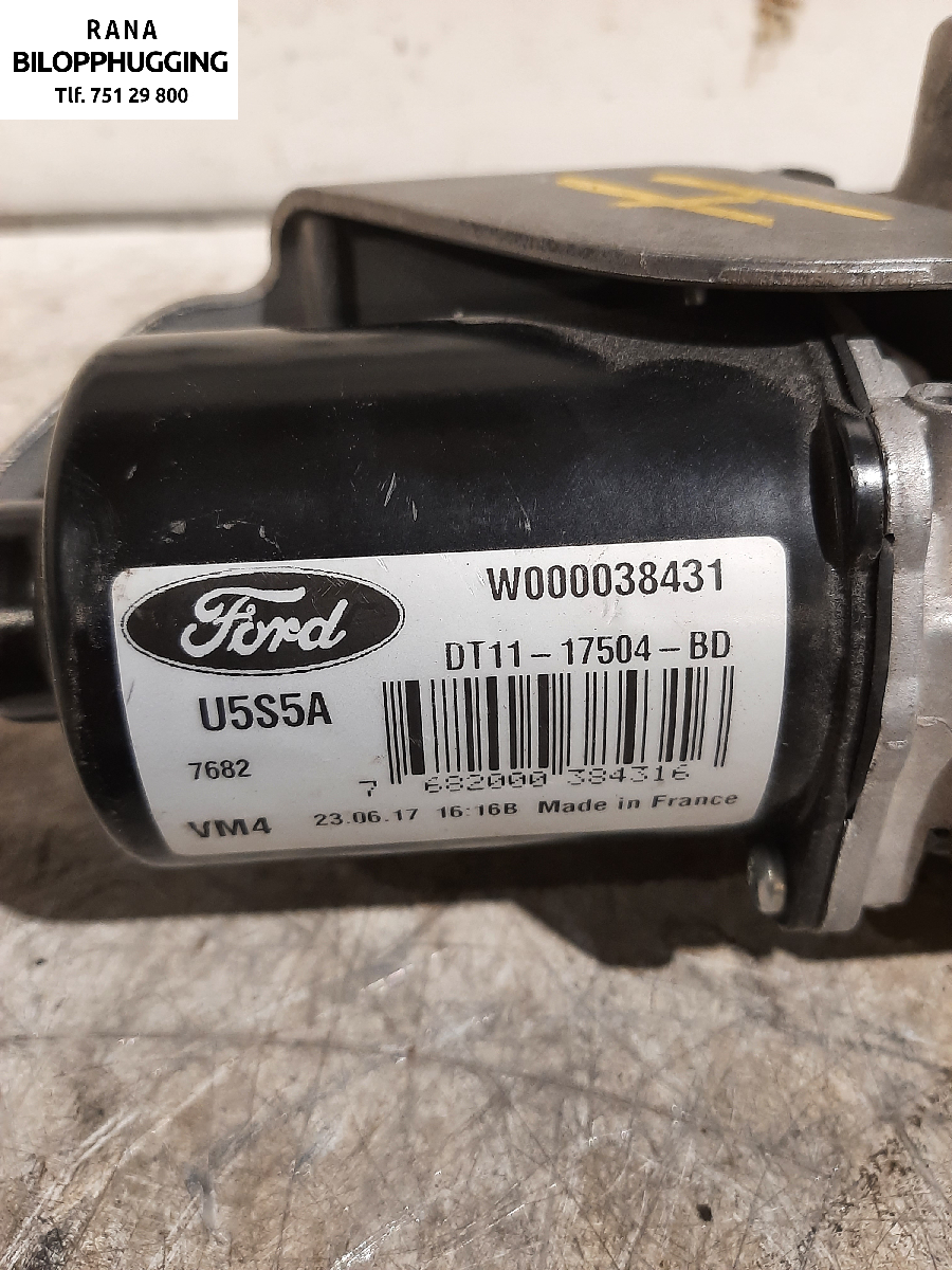 Viskermotor frontrute til Ford Transit Connect 2013-2018 Type II, Fase 1  (1,5 TDCi  XVGA||W000038431)