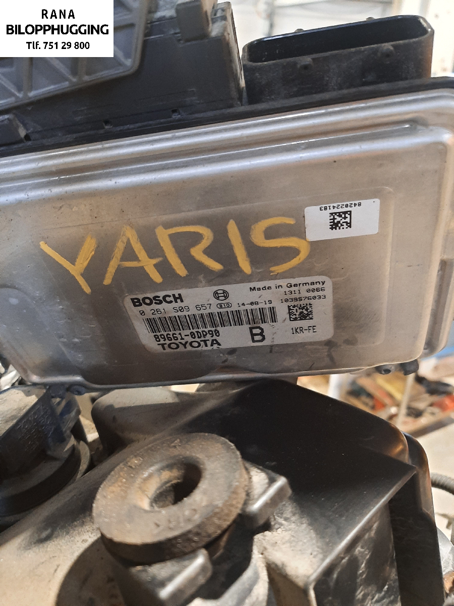 Motor bensin til Toyota Yaris 2014-2020 (Type III, Fase 2) (TOYOTA|190000Q080||1KRFE)