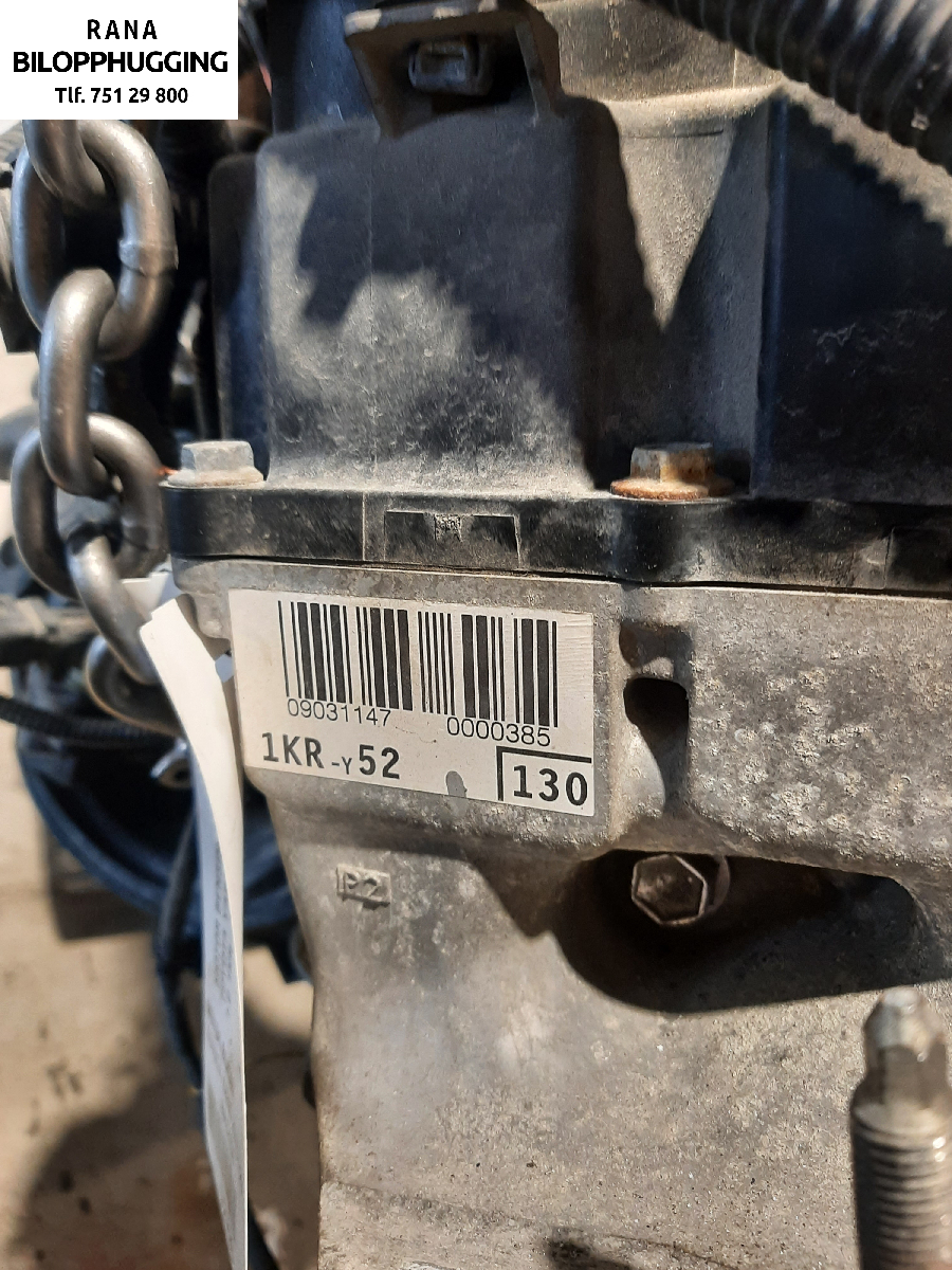 Motor bensin til Toyota Yaris 2014-2020 (Type III, Fase 2) (TOYOTA|190000Q080||1KRFE)