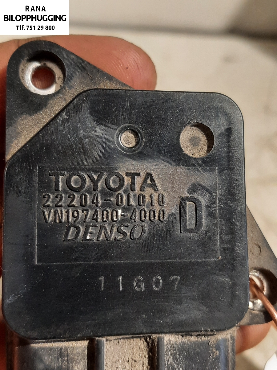 Luftmengde/luftmassemåler til Toyota Hilux 2006-2011 (TOYOTA||2220404010)