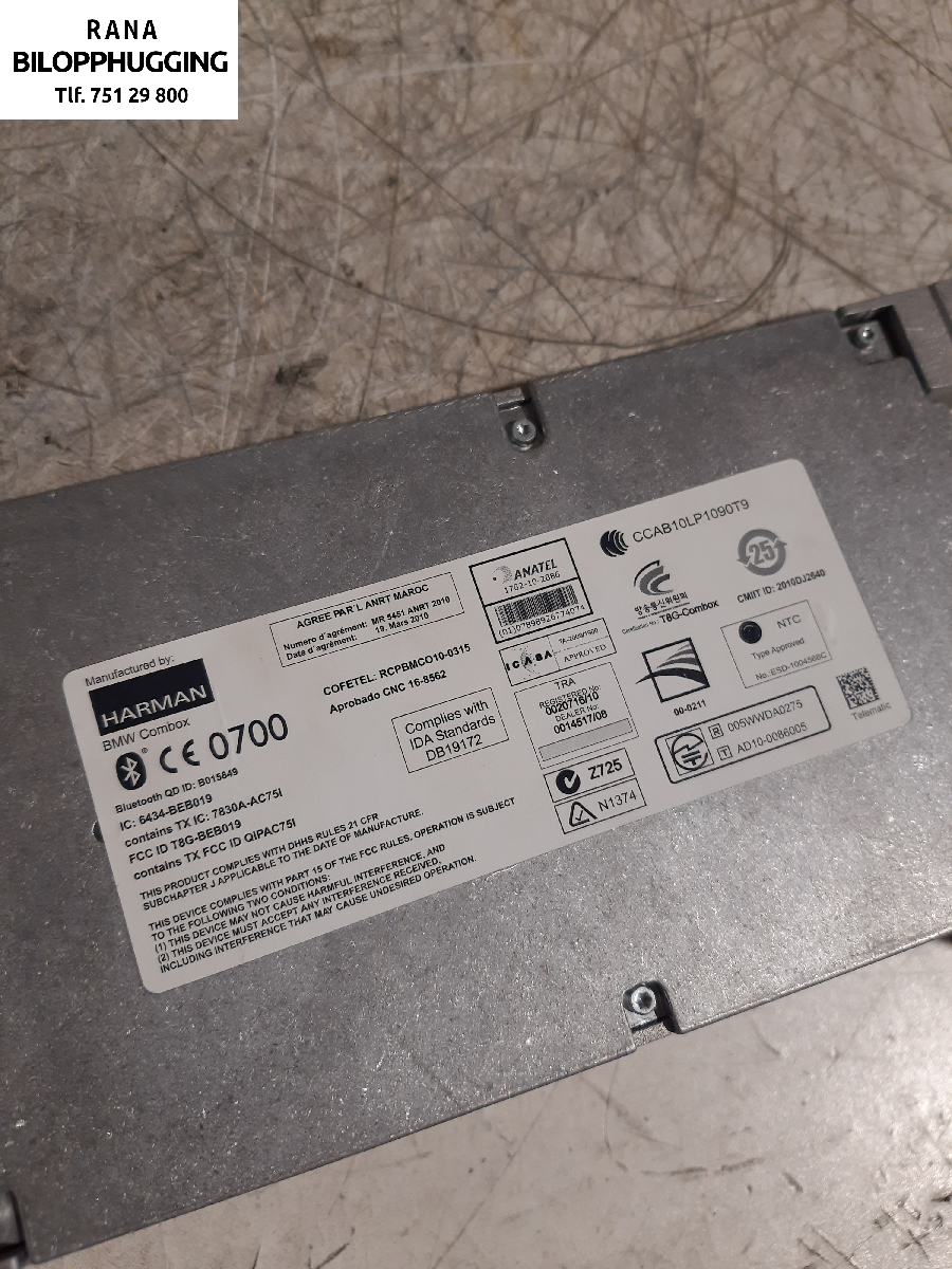 Styreenhet diverse til BMW X3 2010-2017 (F25) (F25) (BMW||6434BEB019)