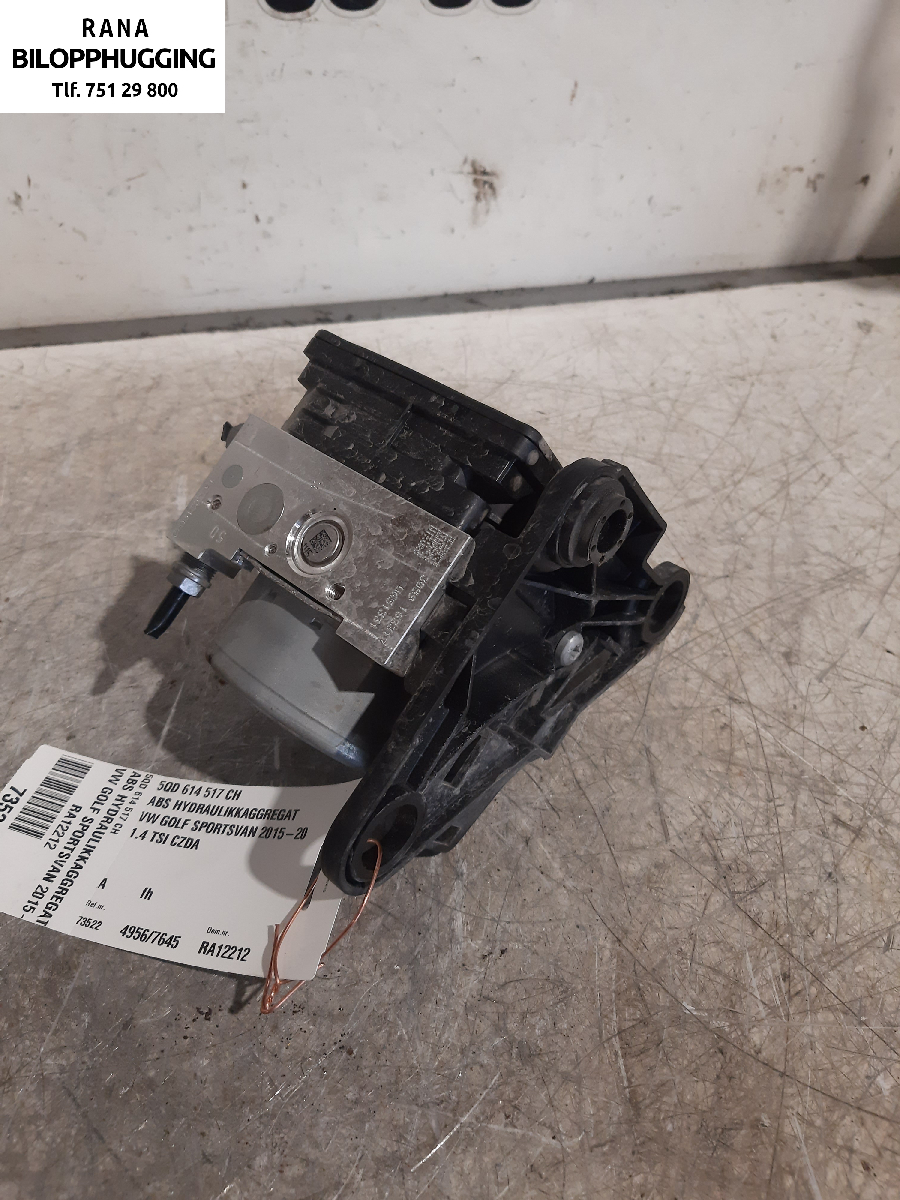 ABS sentral til VW Golf Sportsvan 2014-2018  (VOLKSWAGEN|5QD 614 517 CH|)