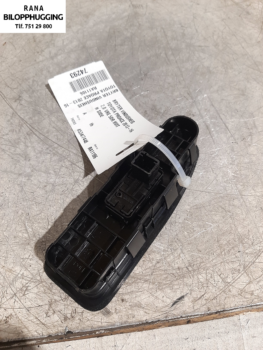 Bryter ruteheis til Toyota Proace 2013-2016 (Type I)  (2,0 D-4D  RH20|)