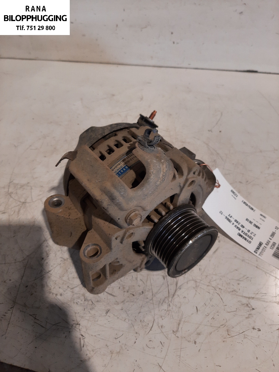 Dynamo til Toyota RAV4 2009-2013 (Type III, Fase 2)  (TOYOTA||NBG 3618|DAN 1350)