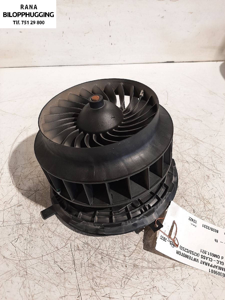 Varmeapparat motor til Mercedes GLC 2015-2022 (X253) (X253) (MERCEDES|A0999062003||0130309001)