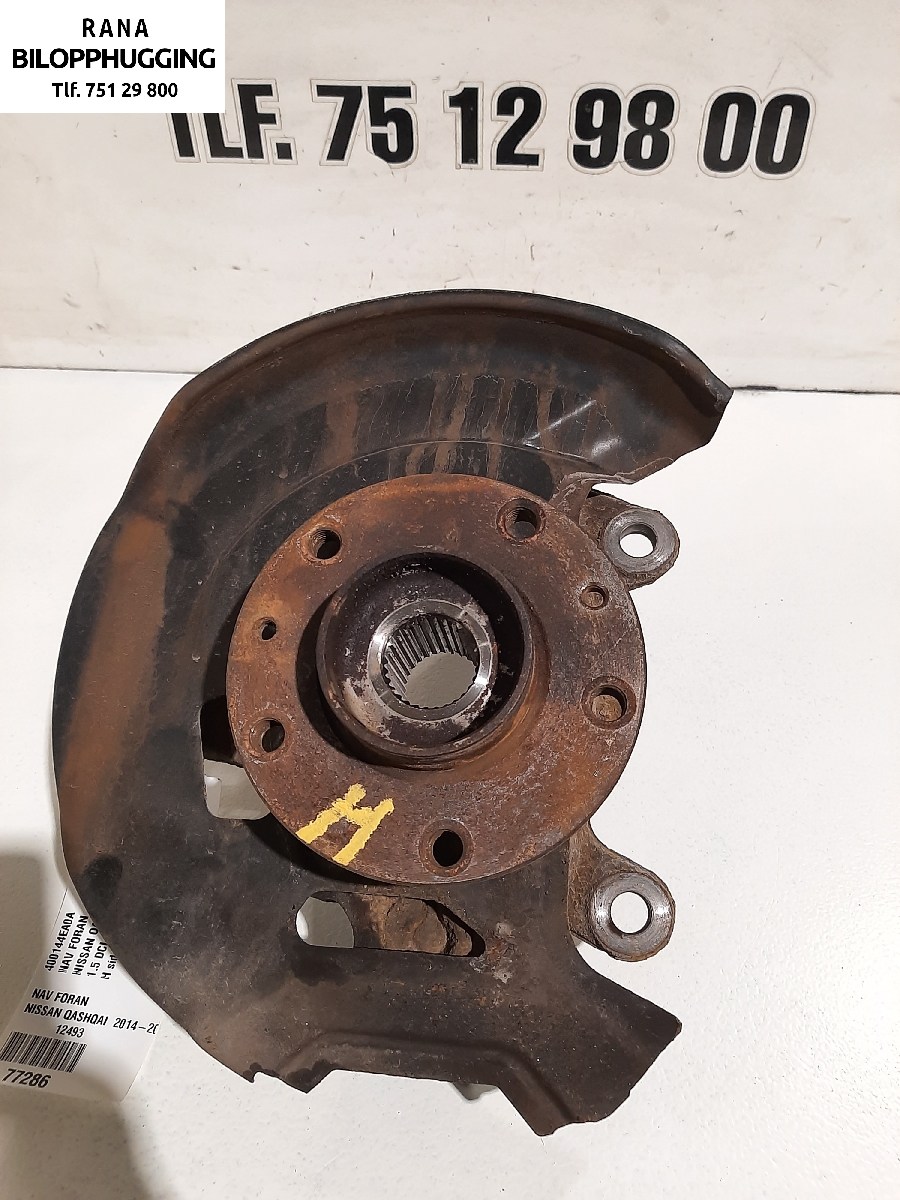 Hjulnav høyre foran til Nissan Qashqai 2014-2021 (Type II)  (NISSAN|400144EA0A|)