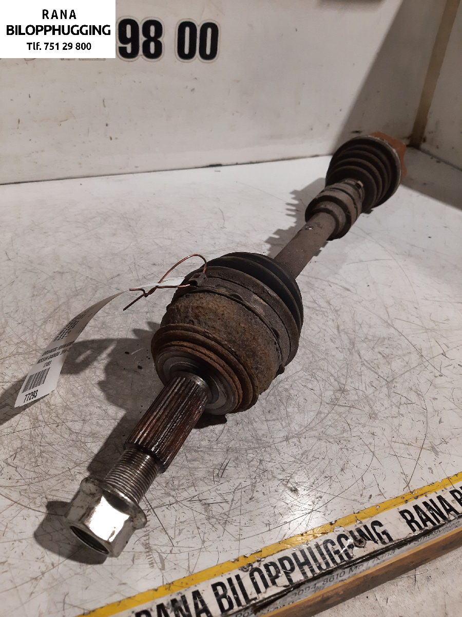 Drivaksel venstre foran til Nissan Qashqai 2014-2021 (Type II)  (NISSAN|391014EA0A|)