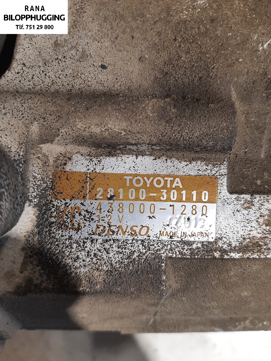 Starter diesel til Toyota Hilux 2016-2020  (TOYOTA||DSN 1493)