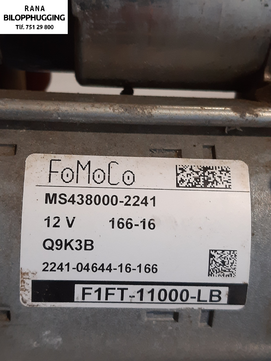 Starter diesel til Mercedes E-Klasse 2009-2013 (Fase 1) (W212) (W212) (200 CDI SRDAN||NBS 2861|F1FT11000LB)