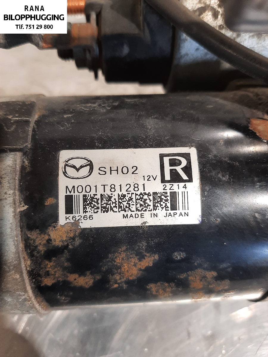 Starter diesel til Mazda 6 2013-2015 (Type III, Fase 1)  (MAZDA||NBS 2910|M001T81281)