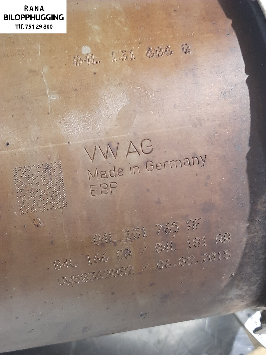 Partikkelfilter til VW Caddy 2015-2020 (Type III, Fase 3)  (VOLKSWAGEN|04L131671PX|)
