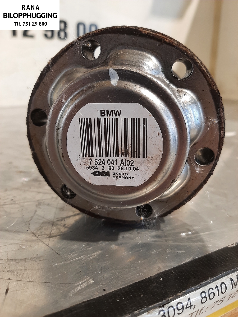 Drivaksel venstre bak til BMW X3 2007-2010 (Fase 2) (E83) (E83) (BMW||7537607A102)