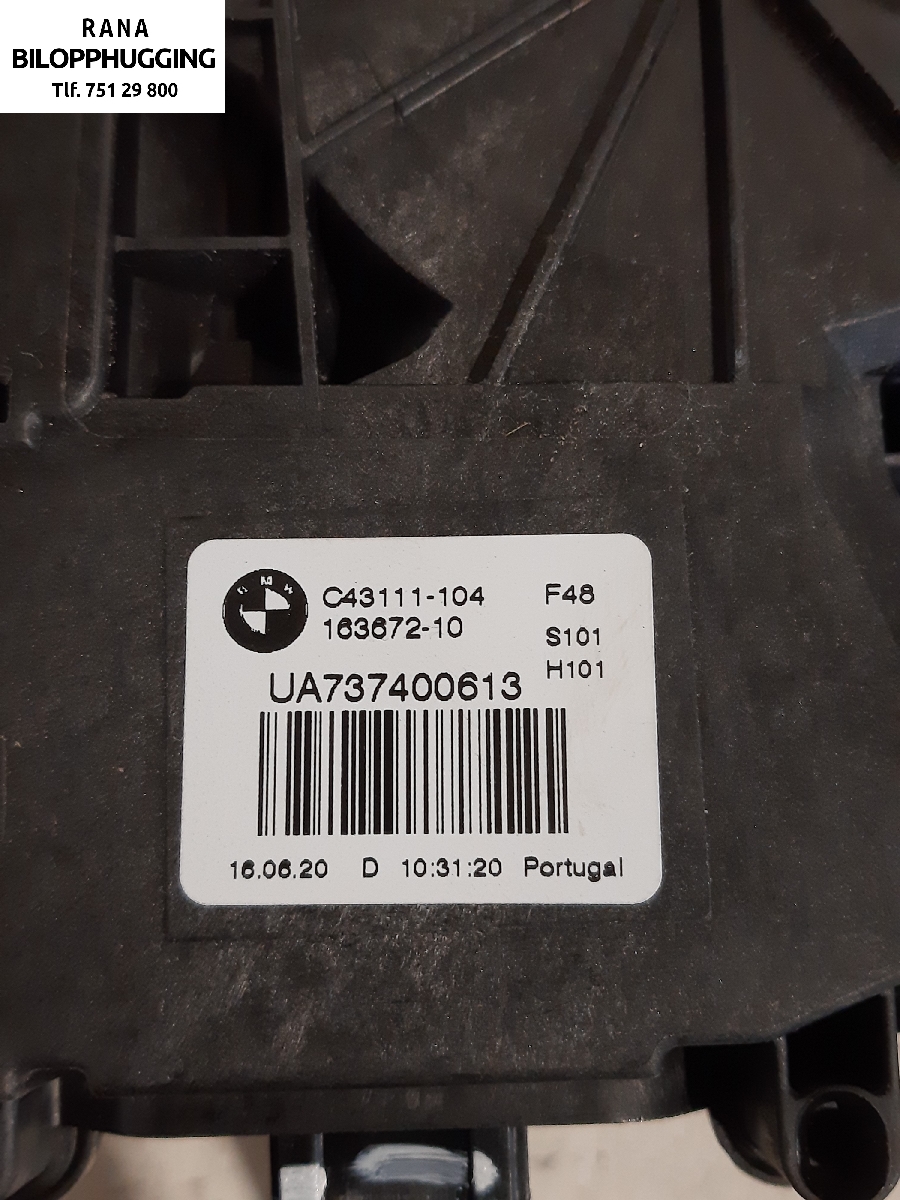 Sentrallås bakluke til BMW X1 2015-2022 (F48) (F48) (BMW|51247269516||16367210)